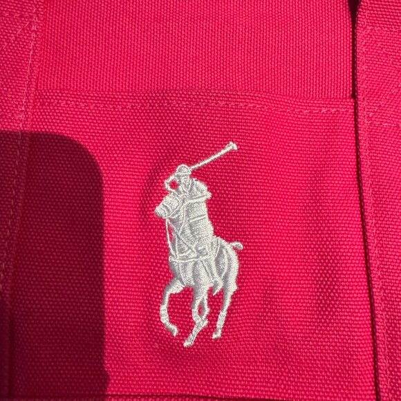 POLO RALPH LAUREN JAPAN MINI PINK TOTE PREOWNED - Picture 13 of 14
